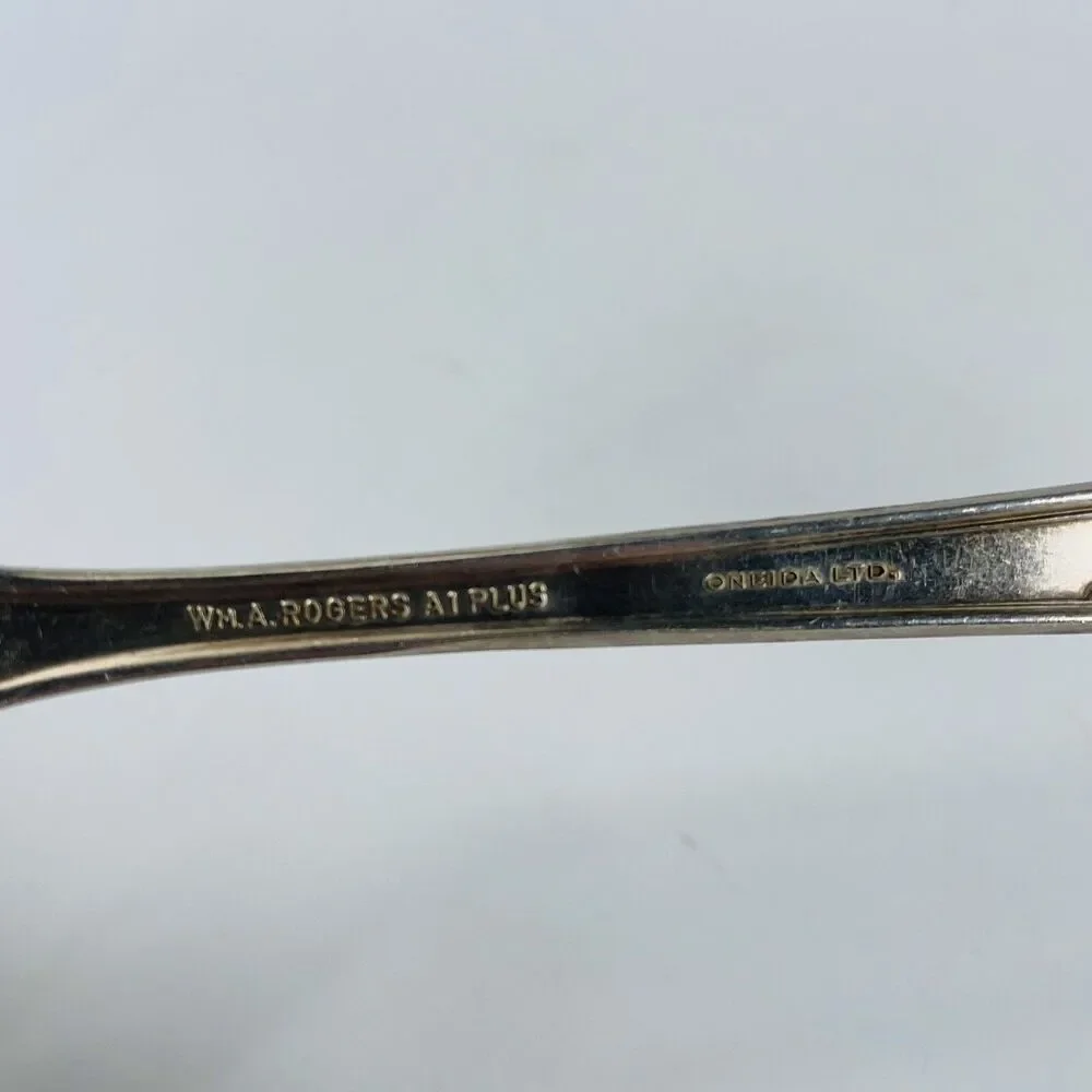 Meadowbrook Heather Dessert Pie Server WM A Rogers Oneida SilverPlate VTG